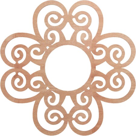 Ekena Millwork Cohen Wood Fretwork Pierced Ceiling Medallion, Cherry, 34"OD x 11 5/8"ID x 3/8"T CMWP34X34X0375COCH
